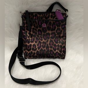 Coach leopard print crossbody